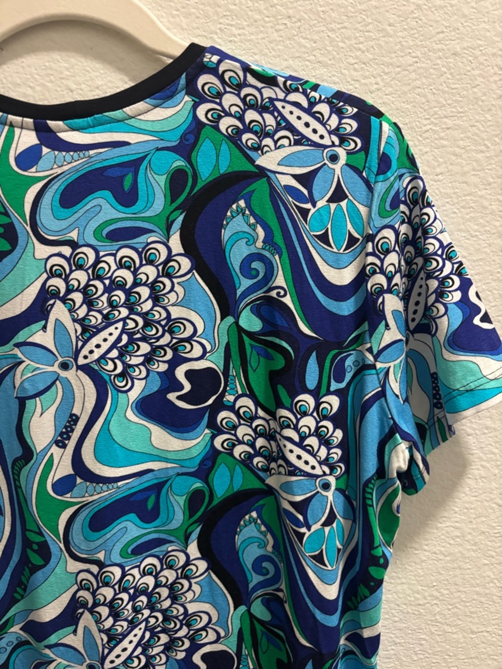 NWT Saint + Sofia Boyfriend Tee in paradise, size 4 (US), size XS (EU) - Picture 5 of 6
